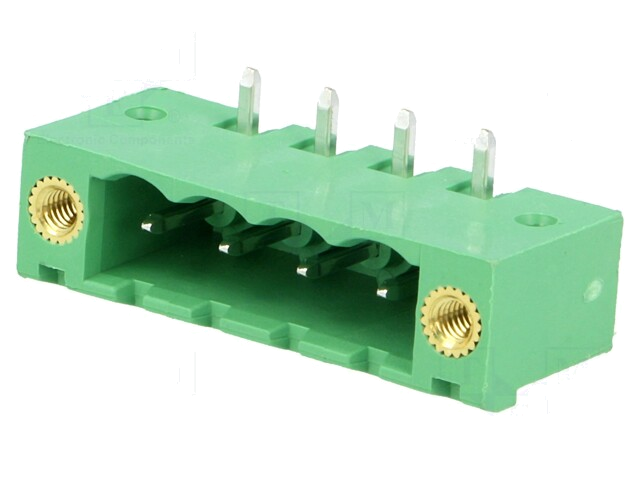 Ontkoppelbare terminal strip; 5,08mm; banen: 4; hoek van 90 ° Ontkoppelbare terminal strip; 5,08mm; banen: 4; hoek van 90 °